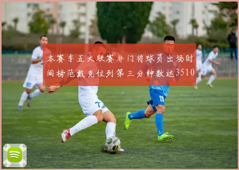 本赛季五大联赛非门将球员出场时间榜范戴克位列第三分钟数达3510