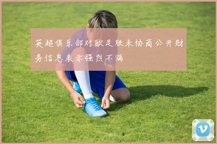 英超俱乐部对欧足联未协商公开财务信息表示强烈不满